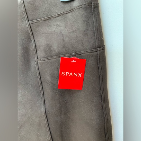 Spanx Chocolate Velvet Leggings NWT - Picture 6 of 7